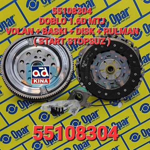 OPAR-55108304 Volanlı Rulmanlı Debriyaj Seti