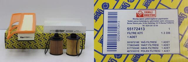 OPAR-55172413 Filtre Seti Fiat Palio