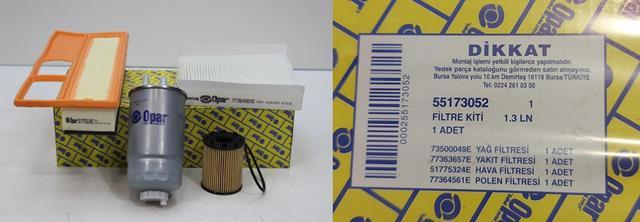 OPAR-55173052 Filtre Seti Fiat Linea 1.3 Multijet