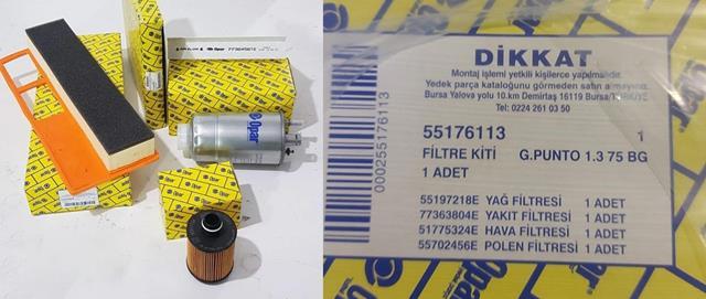 OPAR-55176113 Filtre Seti Fiat Grande Punto