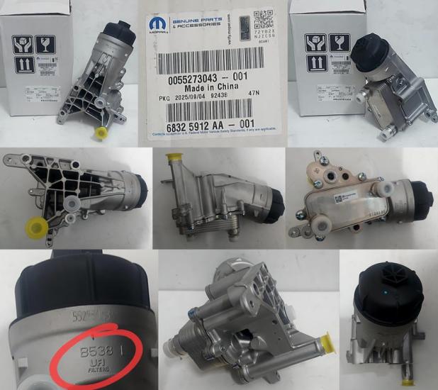 YAĞ SOĞUTUCU KOMPLE 55273043 LINEA DOBLO III 1.6MJET START STOP