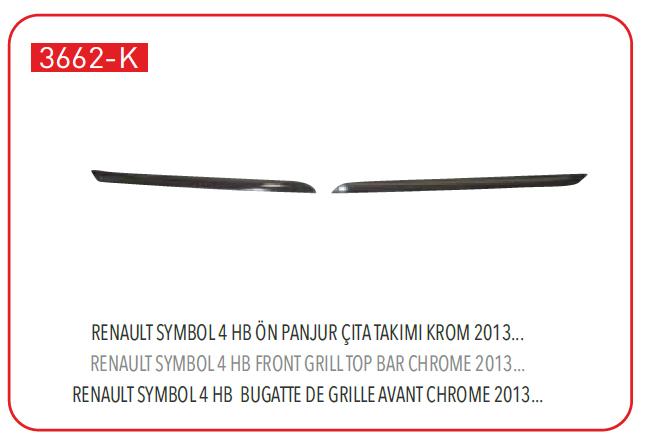 PLEKSAN-3662K Panjur Çıtası Takımı Renault Clio IV