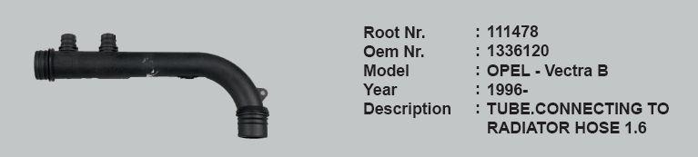 ROOT-111478 Su Borusu Opel Vectra B X16XEL