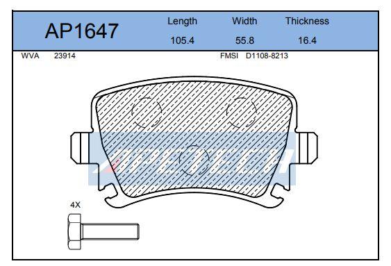 STEP-ST23914 Disk Fren Balatası Volkswagen Caddy